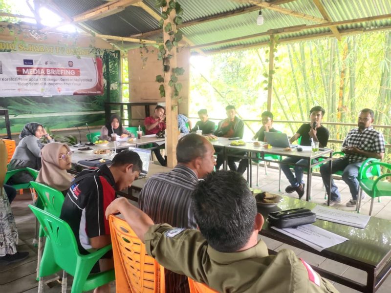 Diskusi tentang KTR bersama media di Aceh Timur, Kamis, 13 Oktober 2022.