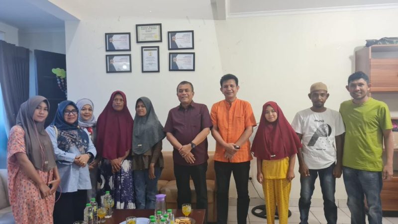 Keluarga Nabila, Pasien bocor jantung saat berada dirumah kerabat Wakil Bupati Pidie Jaya, Said Mulyadi di Jakarta. Foto, Ist