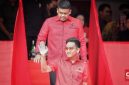 Wali Kota Medan Bobby Nasution dan Wali Kota Solo GIbran Rakabuming Raka selain bersaudara ipar juga kader PDIP. (CNN Indonesia/ Adhi Wicaksono)