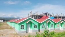 Rumah hunian sementara bantuan Dompet dhuafa untuk Korban banjir Pidie Jaya , Depan kantor pengadilan Negeri, Komplek perkantoran Cot Trieng, Meureudu, 20/4/2026. Foto / Muhammad Rissan 