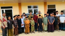 Penyerahan Bantuan Kasur Kepada Panti Asuhan yang terdampak Banjir Bandang di Pidie Jaya, Kamis, 23 April 2026.