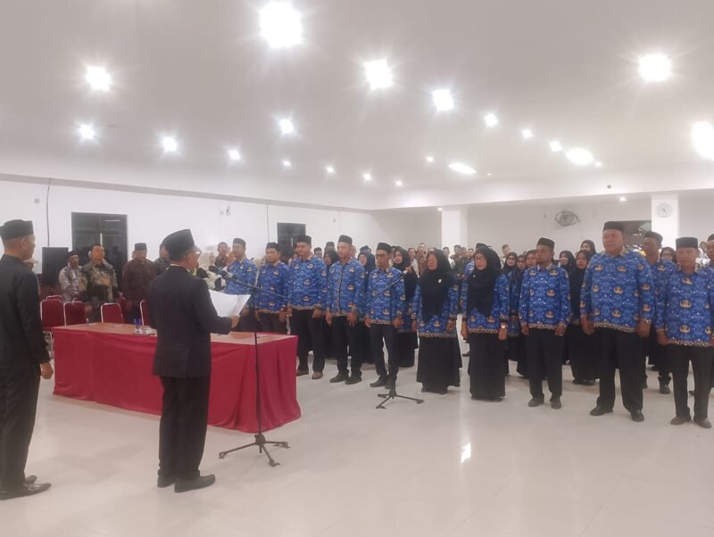 Pelantikan Kepala Sekolah di Lingkungan Dinas Pendidikan Pidie Jaya, Senin, 20 April 2026. Foto : Ist