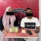 Dua tersangka pengedar Sabu yang diringkus Polres Aceh Utara.  