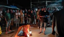 Proses Evakuasi Mayat Mengapung di Sungai Peusangan, Bireuen, Senin, 13 April 2026. Foto : Ist