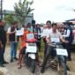 Satreskrim Polres Bireuen melakukan rekonstruksi kasus pembunuhan di Kecamatan Peudada. Foto/ist