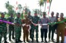 Peresmian Jembatan Aramco Ke-3 di Pidie oleh Kasdim 0102/Pidie, Mayor Cpl Hendrianto. Foto : Ist