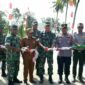 Peresmian Jembatan Aramco Ke-3 di Pidie oleh Kasdim 0102/Pidie, Mayor Cpl Hendrianto. Foto : Ist