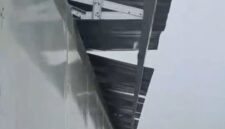Kondisi Kerusakan Atap Kamar Huntara di Pidie Jaya. Foto : Ist