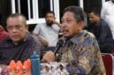 Bupati Pidie Jaya, Tgk. H. Sibral Malasyi, pada acara silaturahmi dengan awak media, Jum’at, 22 Mei 2026. Foto : Ist