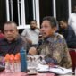 Bupati Pidie Jaya, Tgk. H. Sibral Malasyi, pada acara silaturahmi dengan awak media, Jum’at, 22 Mei 2026. Foto : Ist