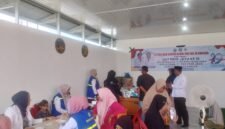 Suasana Cek Kesehatan Gratis (CKG) di Huntara Pidie Jaya, Rabu, 10 Juni 2026. Foto : Ist