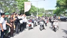 Bupati Bireuen, Mukhlis, melepaskan petugas Sensus Ekonomi Tahun 2026 di halaman Kantor Pusat Pemerintah Kabupaten Bireuen, Senin, 15 Juni 2026. Foto : Ist