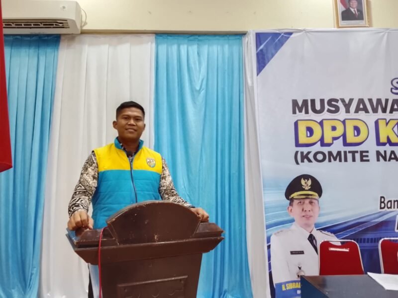 Marhaban, Ketua DPD KNPI Pidie Jaya terpilih. Foto : Ist