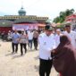 Bupati Pidie Jaya, Sibral Malasyi saat melaksanakan monitoring Pilchiksung, Rabu, 24 Juni 2026. Foto : Ist