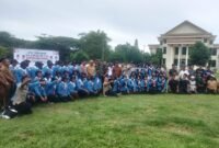 Foto bersama Taruna Siaga Bencana (Tagana) Muda Kecamatan Meruah Dua, Pidie Jaya. Foto : Ist